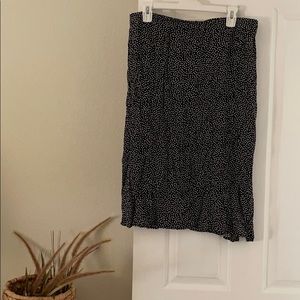 14th & Union Polka Dot Midi Skirt